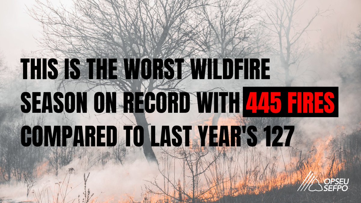 The climate crisis and austerity politics have made this the worst wildfire season on record. But we’re down 50 crews and morale is low because of poor wages. This impacts all of us. Send a message to your representatives to support forest fire workers: opseu.org/ontario-is-bur…