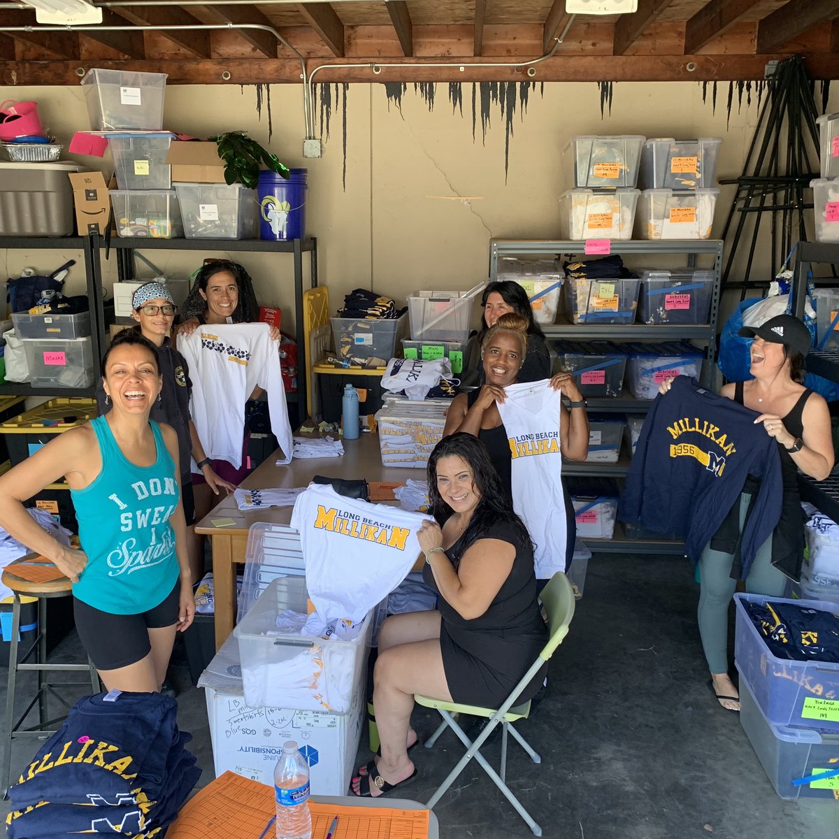 THANK YOU to all of our AMAZING and CHEERFUL PTSA volunteers! Our inventory count was a big success🤩. We got it done in record time! 💪 Looking forward to more good times ahead! 🥳 #lbmillikanptsa <a href="/PrincipalVega/">Alejandro Vega</a>