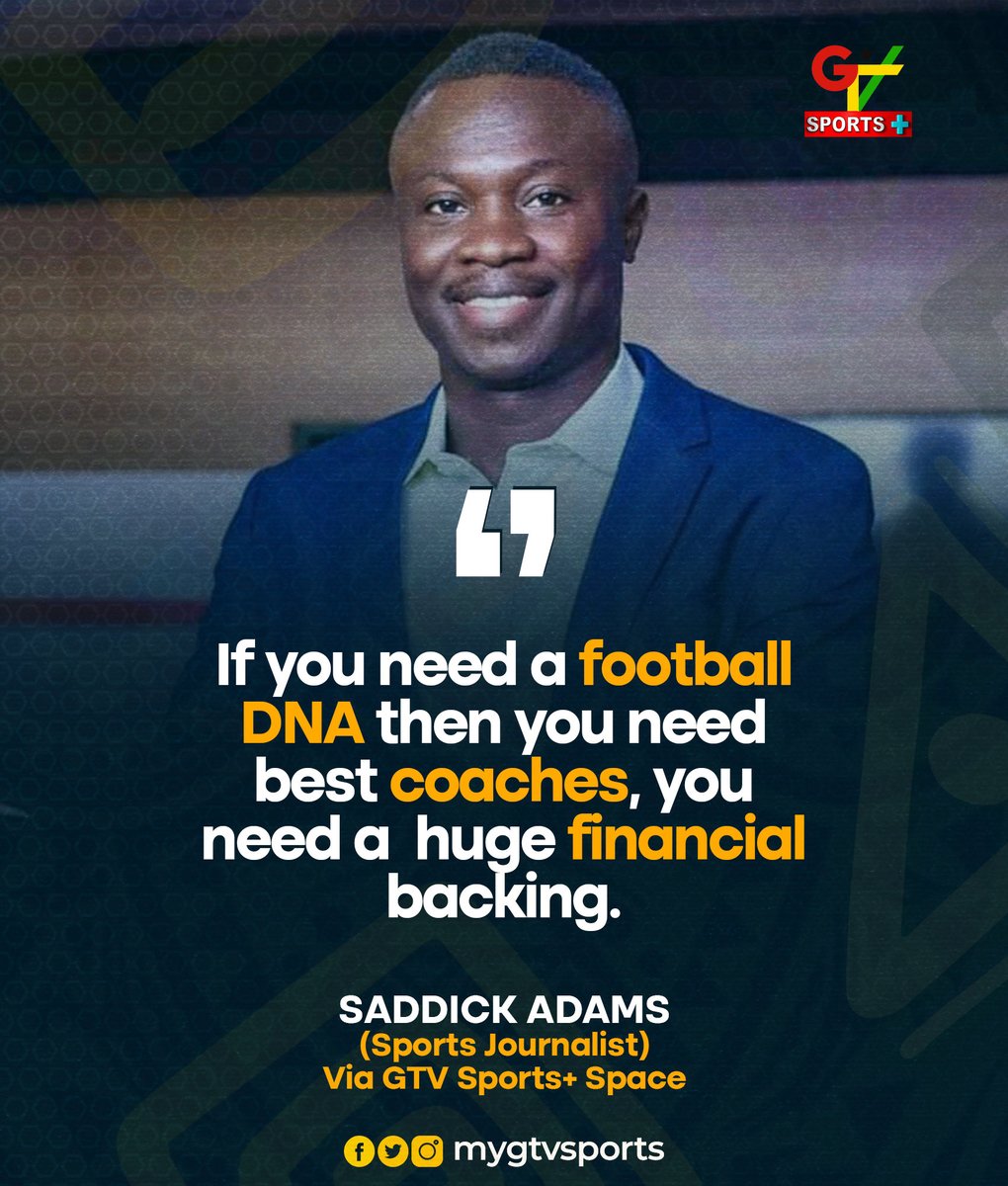 mygtvsports's tweet photo. Spot on 👍🏾

#GTVSports https://t.co/ciDwpJkCvU