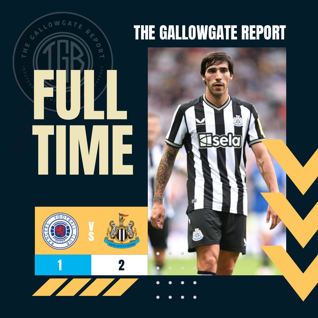 TheGallowgateR's tweet photo. ๐จ ๐๐จ๐๐-๐ง๐๐ ๐ ๐จ
Rangers 1 - 2 Newcastle United.
Almiron & Ashby.
YES LADS! โซ๏ธโช๏ธ
#NUFC #RANNEW #RangersFC https://t.co/M3DG4wA36W