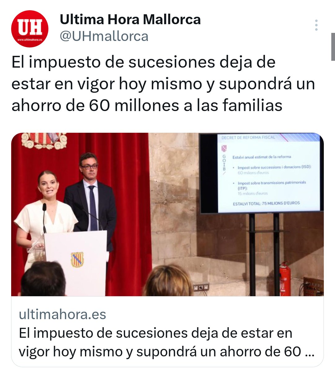 Klkautsky1's tweet photo. Os corrijo el titular, nazis de mierda.
El 1% de la población más rica se ahorra 60 millones y a los pobres de mierda os cierran 5 hospitales este mismo año.

De nada. https://t.co/OQG76dT8me