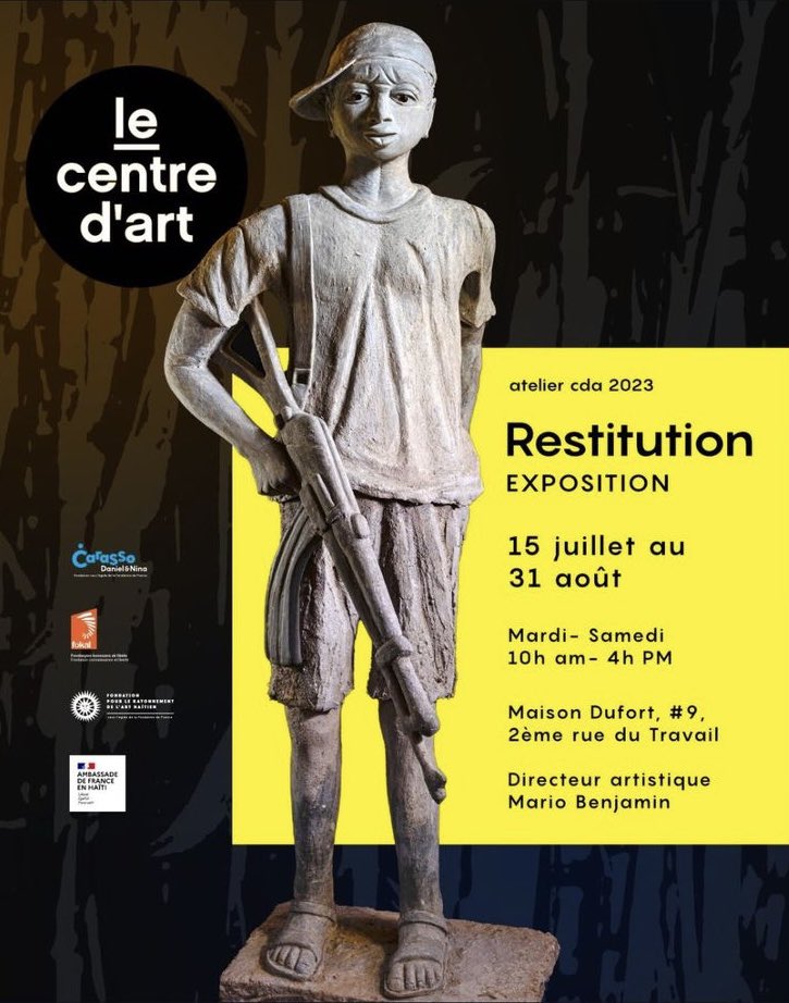 michaelcdeibert's tweet photo. If you find yourself in Port-au-Prince, I strongly recommend you go see this exhibition at @cda_haiti. #haiti #ayiti #art https://t.co/8vIyJT27U8