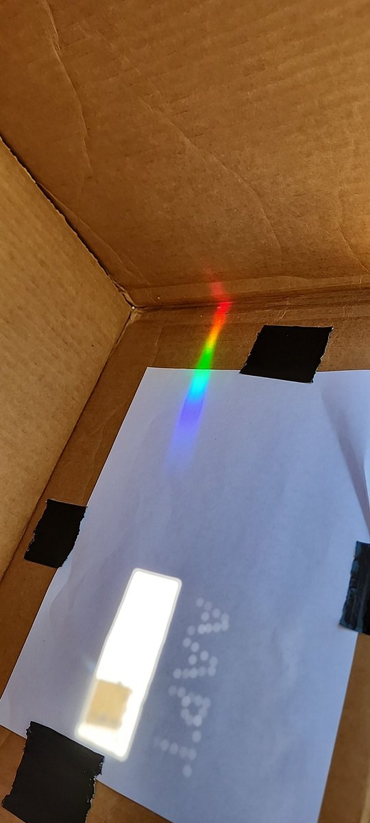 We've upgraded the pinhole viewer to include a diffraction grating!
#Solar #STEM #AAPTSM23