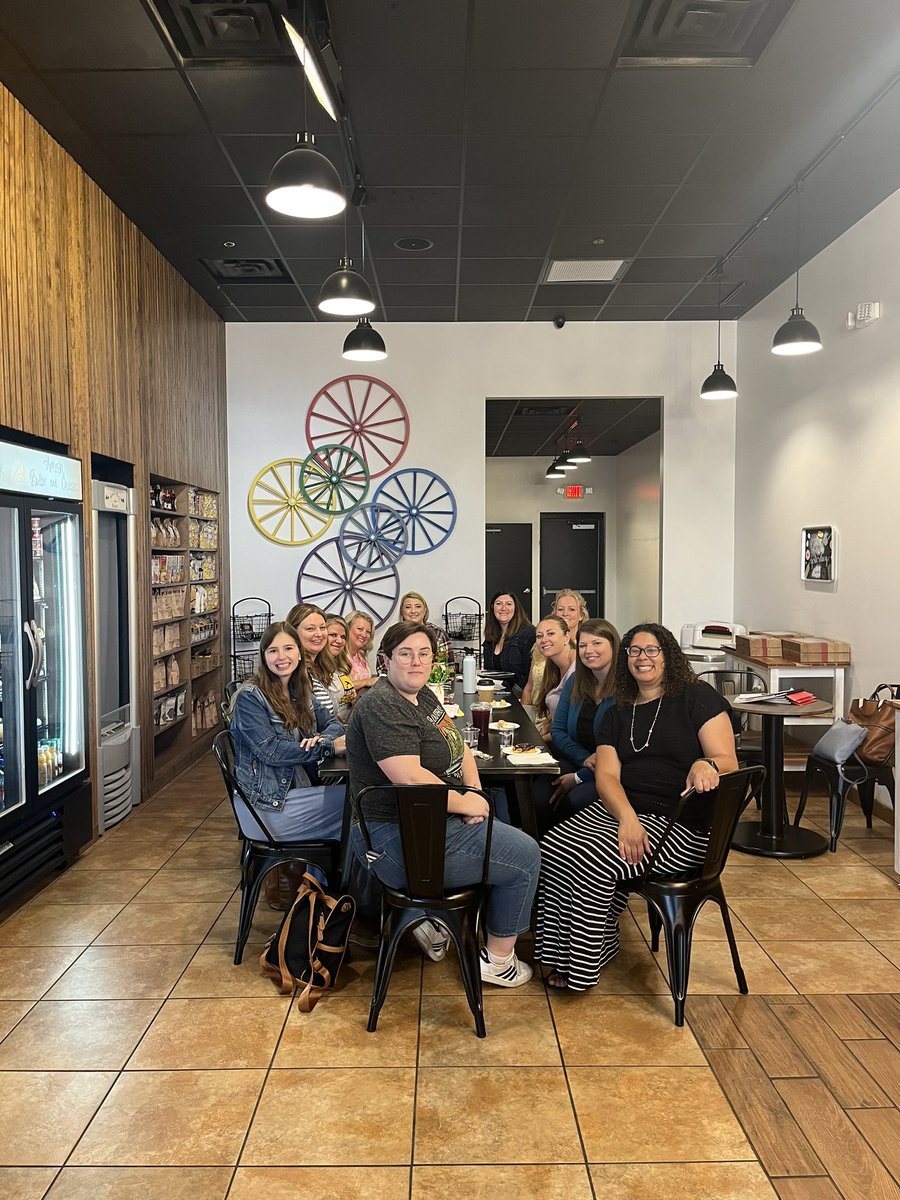 Started the morning off with Donuts and Discussion at Rise’n Roll with the new staff at Maple. We are so lucky that you have joined the Maple family! Here’s to a great year! <a href="/OrioleTweets/">Avon Community School Corporation</a> <a href="/NikkiHarrisonME/">Nikki Harrison</a> <a href="/RiseNRollBakery/">Rise'n Roll Bakery</a>