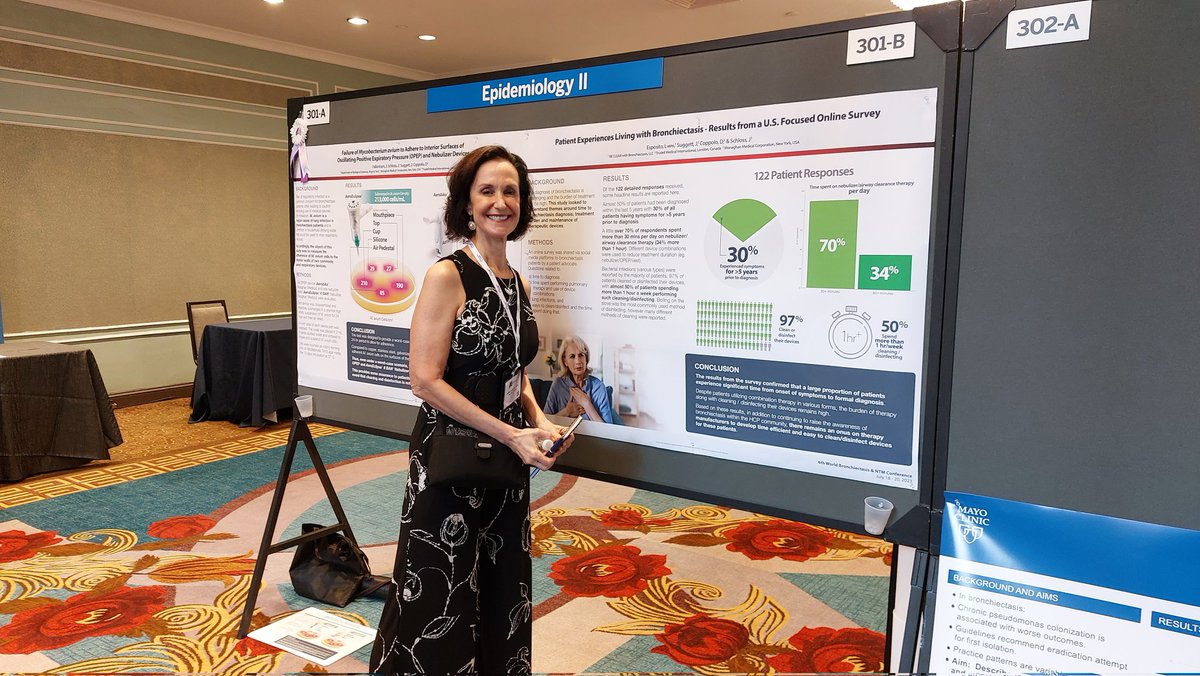 Today I met one of my inspirators, Linda Esposito of <a href="/becleartoday/">BE Clear with bronchiectasis</a>! Superb advocate for #bronchiectasis and #ntmlungdisease and YouTube star at youtu.be/R-fH_pLFoH4. #WBNC2023 #WBC2023