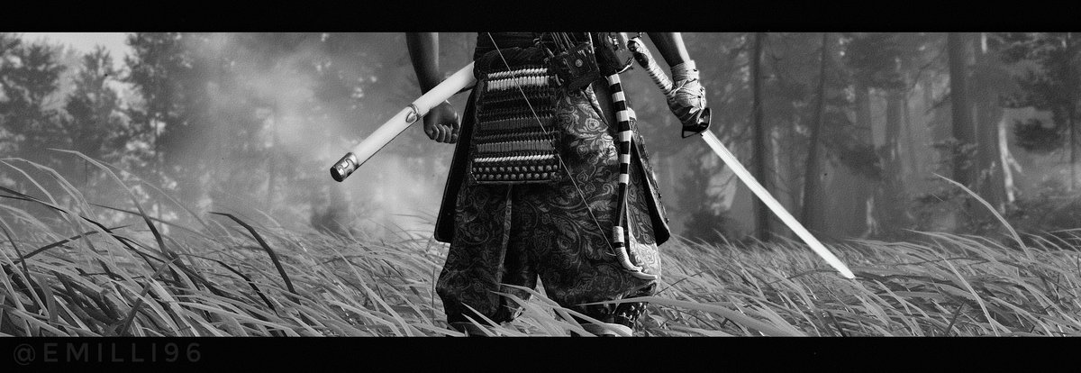 Emilli96's tweet image. Ghost of Tsushima - Kurosawa | #PSshare #PSBlog