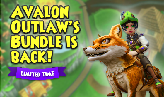 Se ha agregado el Paquete del Bandido de Ávalon en la Página Web. 

🕙  Disponible hasta el 25 de julio.

#wizard101 #wizard101europe #wizardeo