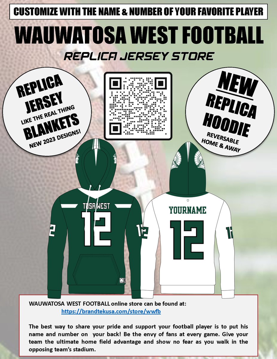 Pro3Powered's tweet image. Your store is open, @TWFBTerritory! Players, coaches, &amp;amp; fans, don't miss out! Your store closes on 7/23. Go to brandtekusa.com/store/wwfb to order your team apparel &amp;amp; accessories today!