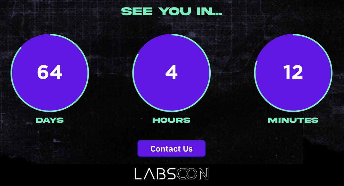 You know what time it is @labscon_io