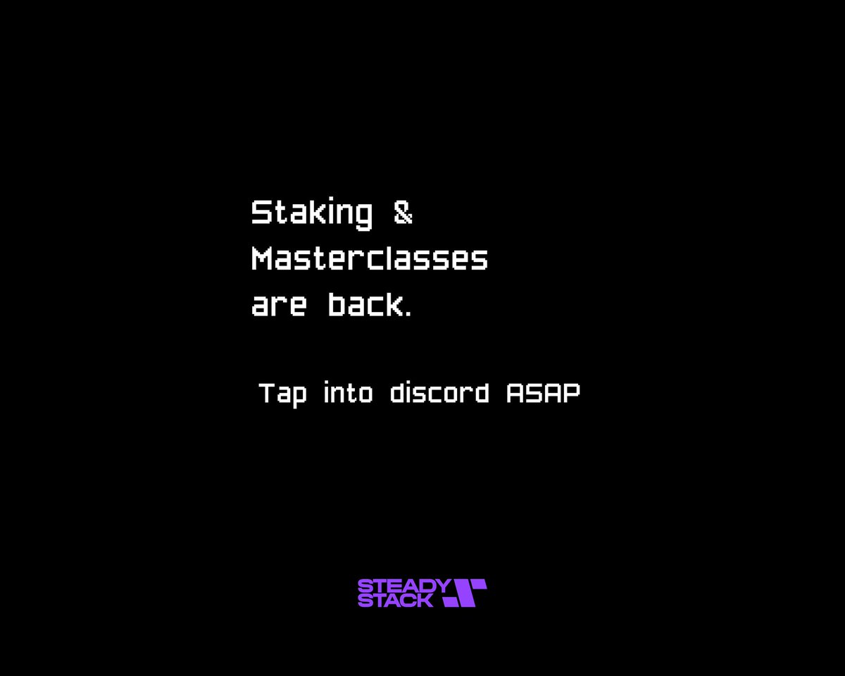 Special announcements dropped today... 🎁

May the best Stackers win 🍀🫡