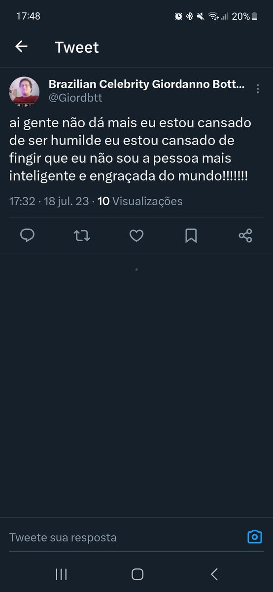 botteziniupdate's tweet photo. EGO TRIP
Popstar Giordanno Bottezini admite ser a melhor pessoa do mundo e está cansado de fingir o contrário https://t.co/XagxhKp0bL