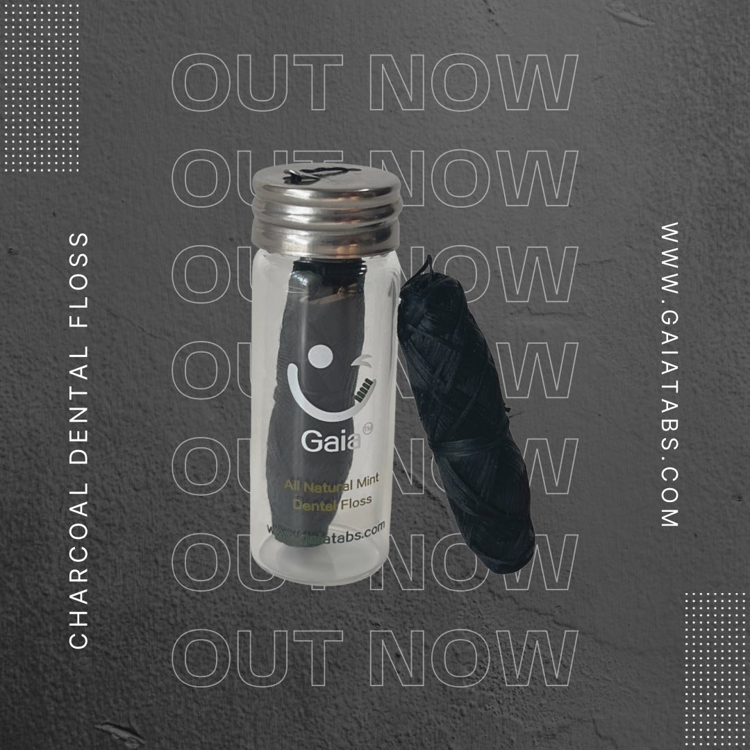 Gaiatabs's tweet photo. Gaia Tabs put a lot of thought into our final design for this innovative dental floss. It contains activated charcoal derived from sustainable bamboo. This is truly as eco-friendly as it gets!
https://t.co/cCIf9nhMDI https://t.co/RQuD22JpW2