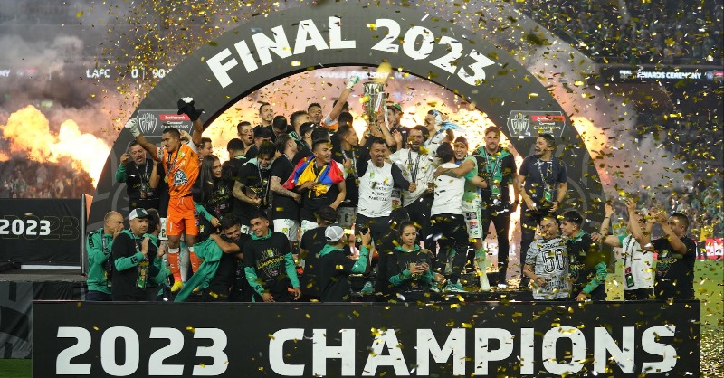LeaguesCup's tweet photo. 🎟️ Leagues Cup serves as a direct qualifier for the CONCACAF Champions League 2024 🏆

How many spots? Find out here 👇🏻