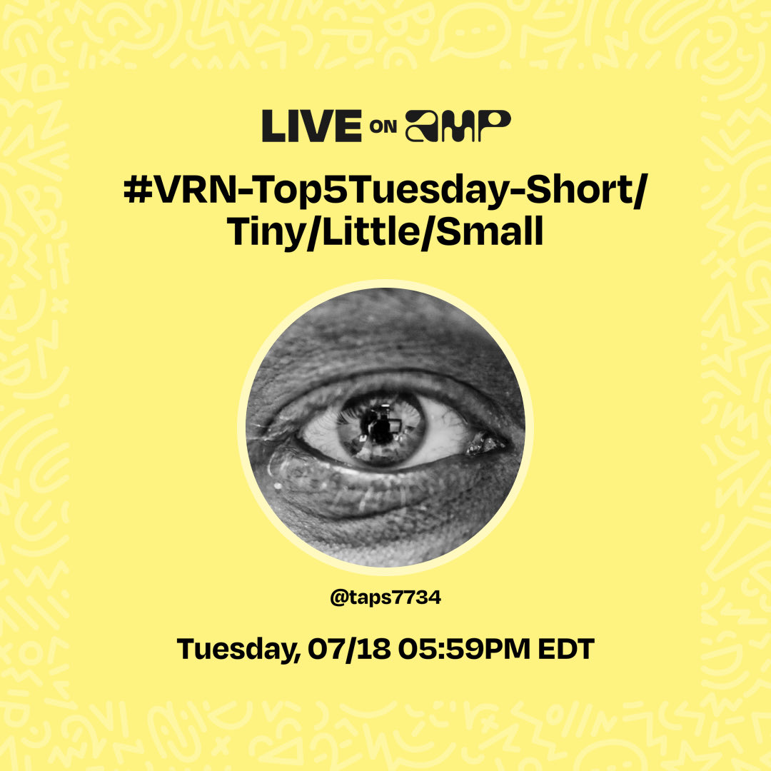 Chris P on Twitter "VRNTop5TuesdayShort/Tiny/Little/Small, is set