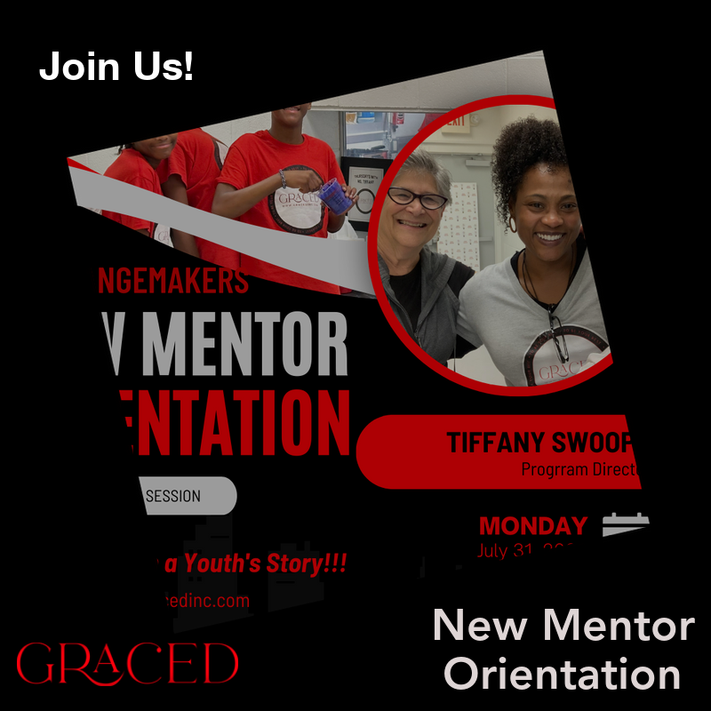 GracedincDurham's tweet photo. Unveiling GRACED, Inc.'s innovative new initiative: our healing-centered Mentoring Program! Ages 13-17.   *Mentors Needed*  
https://t.co/Ahy3f1EvVW
#Changemakers #EmpoweringFutureLeaders #InspireResilience #CelebrateStrengths #UpliftSuccess https://t.co/eb6a5gT5DJ