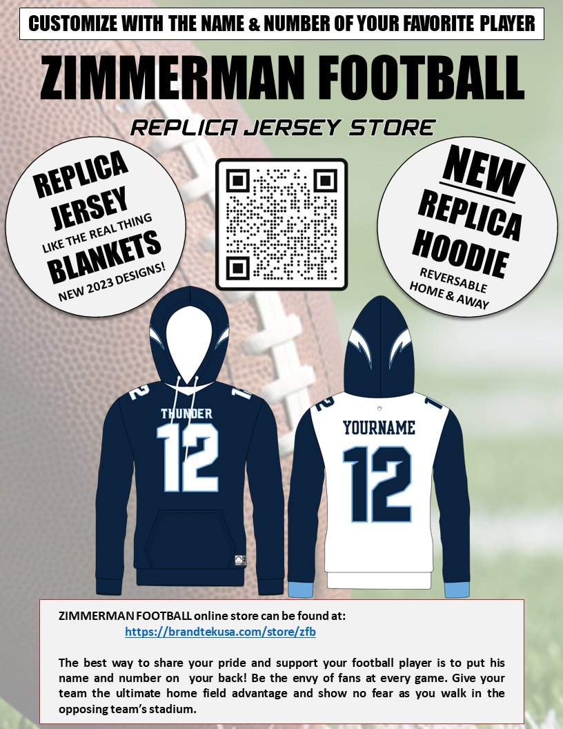 Pro3Powered's tweet image. Your store is open, @ZHSthunderFB! Players, coaches, &amp;amp; fans, don't miss out! Your store closes on 7/23. Go to brandtekusa.com/store/zfb to order your team apparel &amp;amp; accessories today!