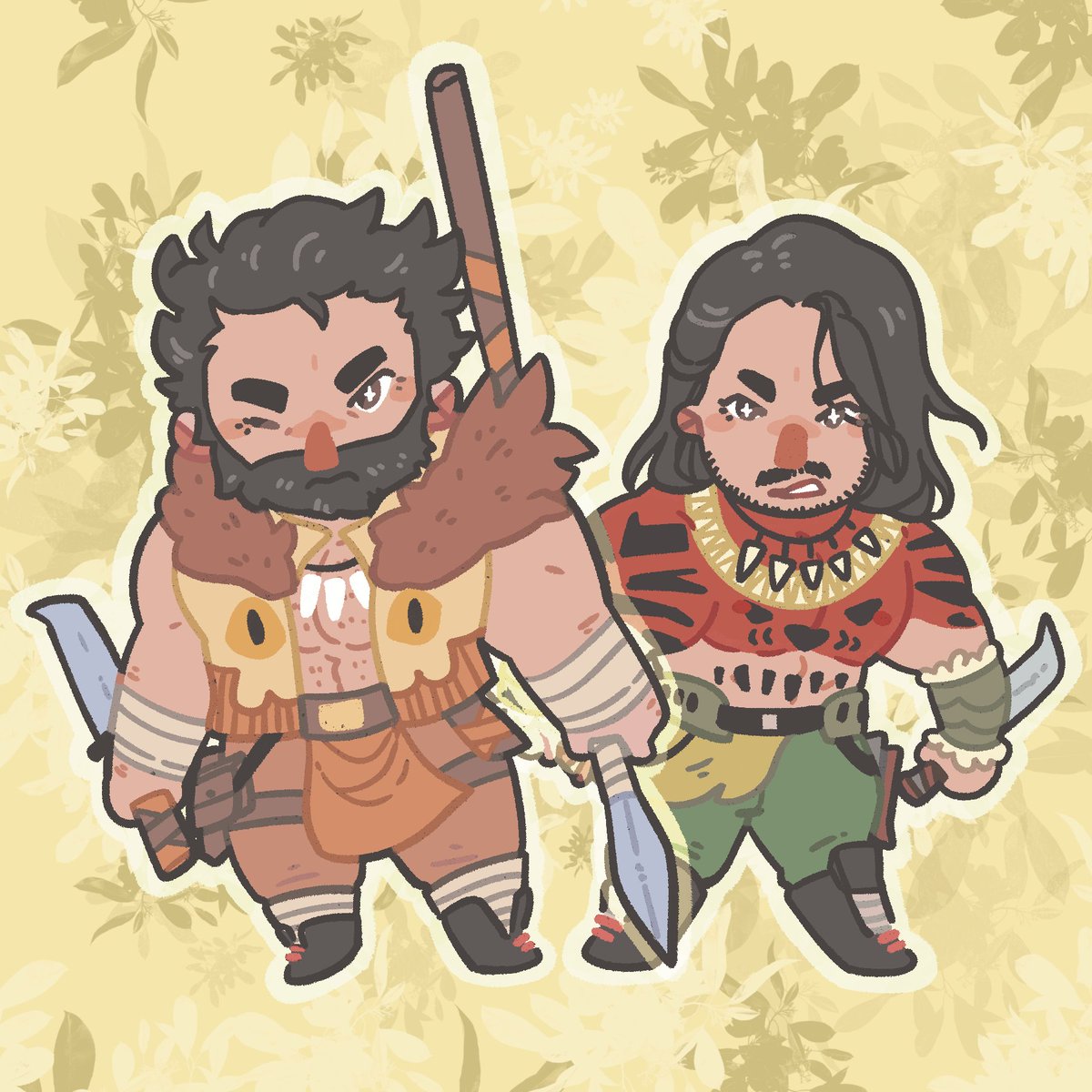 Sergei Kravinoff and Last Son of Kraven from the Hunted storyline of The Amazing Spider-Man comics! 🦁🐯