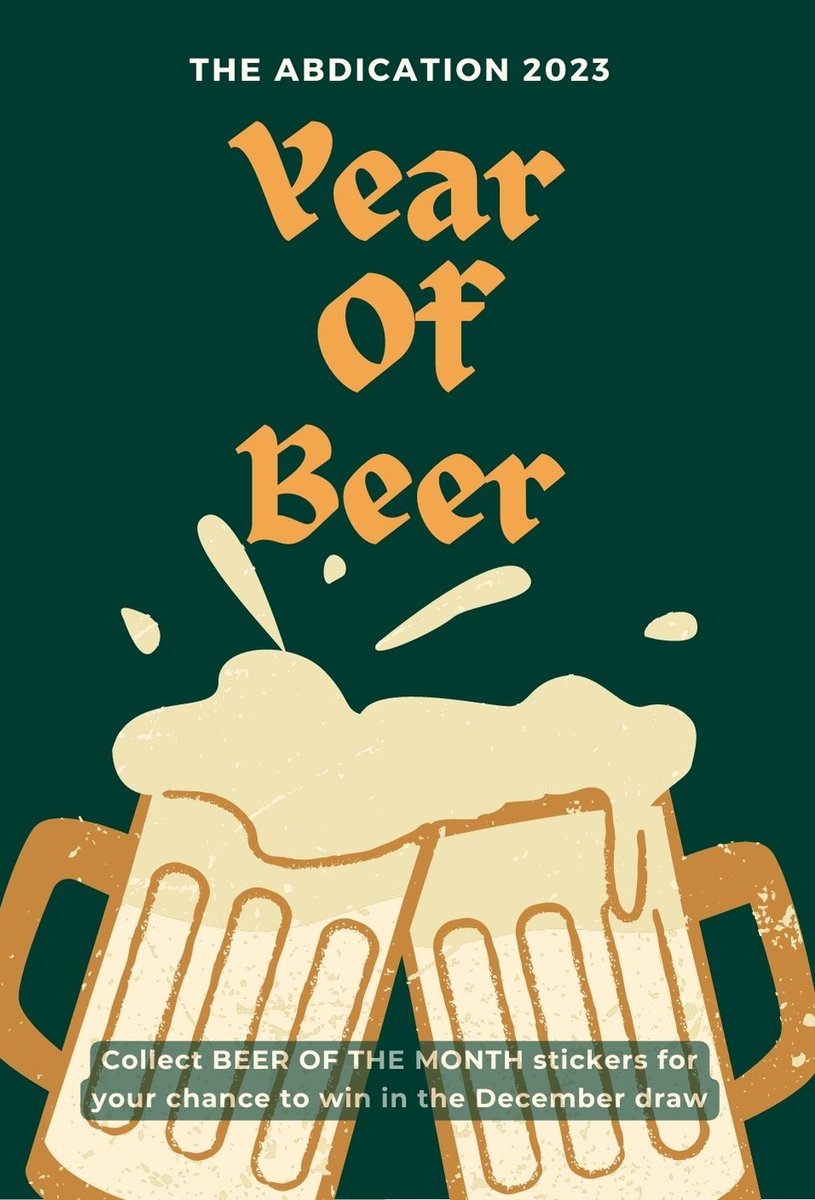 The Abdication micropub (@theabdication) on Twitter photo π»π« It's that time again - July's Year of Beer is here π«π»
.
And yes, we finally have <a href="/BangTheElephant/">Bang The Elephant Brewing Co.</a> in the cellar!
.
Mista Dobalina is a hazy, strong pale at 5.6% heavily hopped with Falconer's Flight blend of US hops - a classic interpretation. On the taps from 4pm..... π»π« It's that time again - July's Year of Beer is here π«π»
.
And yes, we finally have <a href="/BangTheElephant/">Bang The Elephant Brewing Co.</a> in the cellar!
.
Mista Dobalina is a hazy, strong pale at 5.6% heavily hopped with Falconer's Flight blend of US hops - a classic interpretation. On the taps from 4pm.....