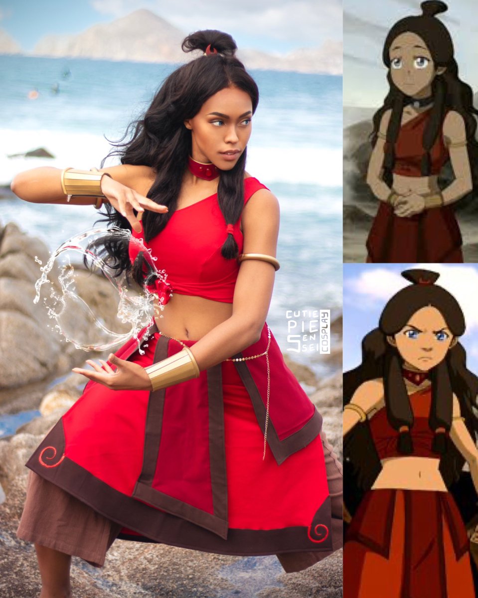 Splish splash 💦 Katara ready to whoop dat ass