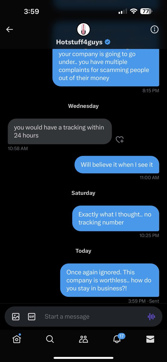 djohnson270's tweet photo. @hotstuff4guys Company is nothing but a scam.. ordered something last January and still haven’t received it..
It’s a Scam! https://t.co/1hOe9LTtv9