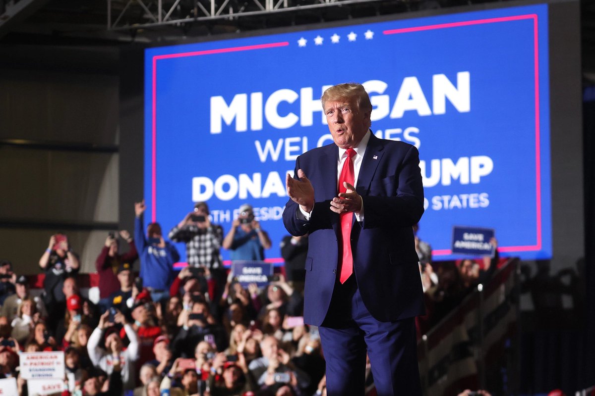 nicksortor's tweet photo. 🚨 JUST IN: Democrat Attorney General Dana Nessel is leveling felony charges against 16 Republicans that signed a certificate stating that Donald Trump won the Michigan's 2020 Presidential Election.

Each of the 16 people—including TOP Republican officials—will be charged with the following eight felonies:

• Two counts of election law forgery
• Two counts of forgery
• Uttering & publishing
• Conspiracy to commit forgery
• Conspiracy to commit election law forgery
• Conspiracy to commit uttering and publishing

If convicted on all charges, these 16 Republicans (whose average ages are almost 70), face up to 94 years in prison and tens of thousands in fines.

WHAT ARE YOUR THOUGHTS? Do these Republicans deserve to be charged?