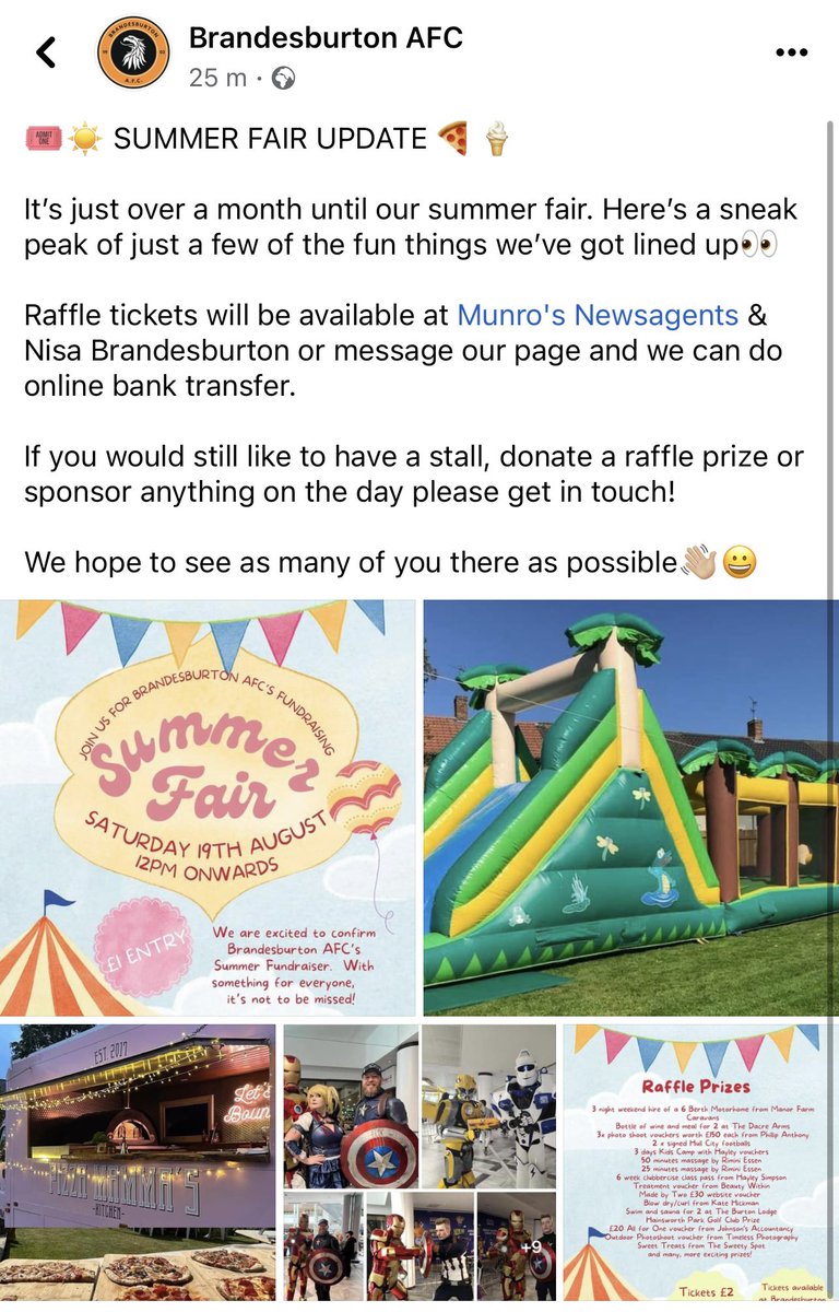Brandesburton AFC tweet media
