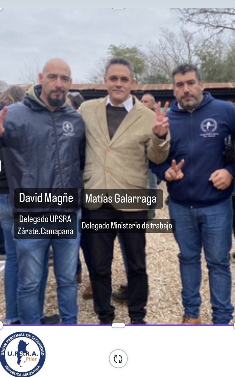 upsrapilar's tweet photo. El delegado de UPSRA Regional Pilar fue invitado y estuvo presente en la inauguración de la sub delegación del Ministerio de Trabajo de Exaltacion de la Cruz, en Capilla del Señor. https://t.co/PNw2Om85Md