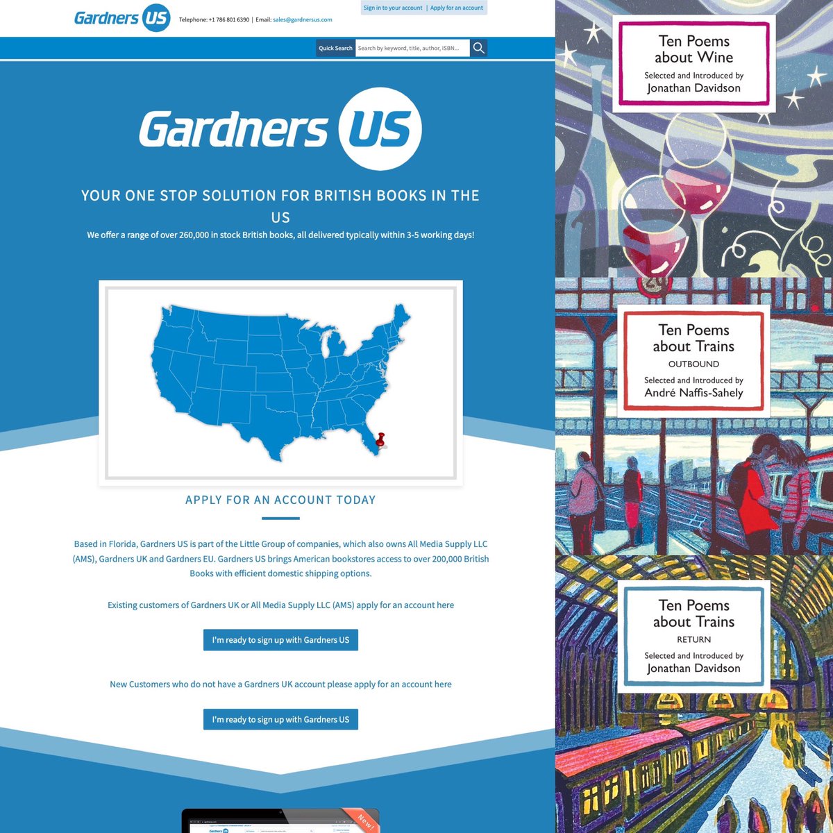 poetrycandle's tweet photo. Very happy to report that Candlestick titles are now available to new stockists in the US (and Canada) via distributors Gardners US, based in Florida and part of the Little Group, also sister company to UK wholesalers @Gardners. Fantastic news! ๐๐บ๐ธ๐จ๐ฆ๐ #usdistribution #goglobal https://t.co/u77UTbwUFj