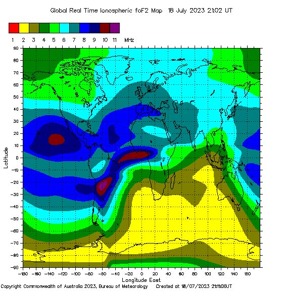 Global Optimum NVIS Frequency Map Based Upon Hourly Ionosphere Soundings via https://t.co/6WcAAthKdo #hamradio https://t.co/ZY6tgH45XR