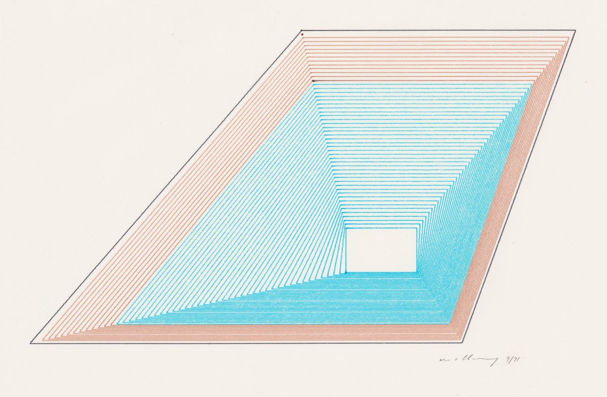 Today's Mallary Vintage 1/1 NFT is a special one!

This piece represents one of Bob's very first forays into purely two-dimensional digital art, following closely on the heels of several years of research and development of the TRAN/Quad protocol.

We're calling this series