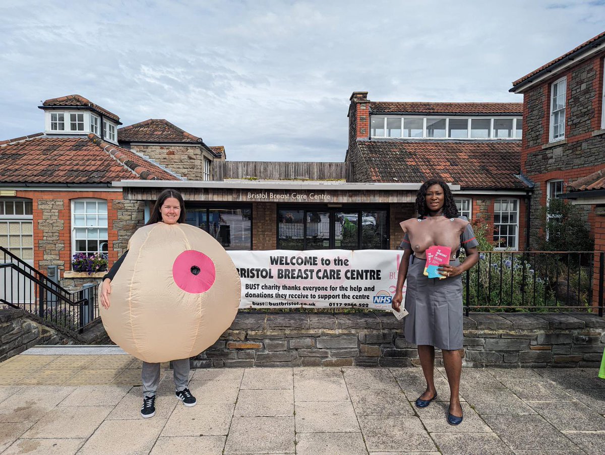 Walking around @NorthBristolNHS today was a highlight. Raising awareness of self examination & cancer screening, making things accessible for those with a learning disability! Remember to check your breasts, why not sign up to @CoppaFeelPeople monthly reminders! @Giftymarkey1