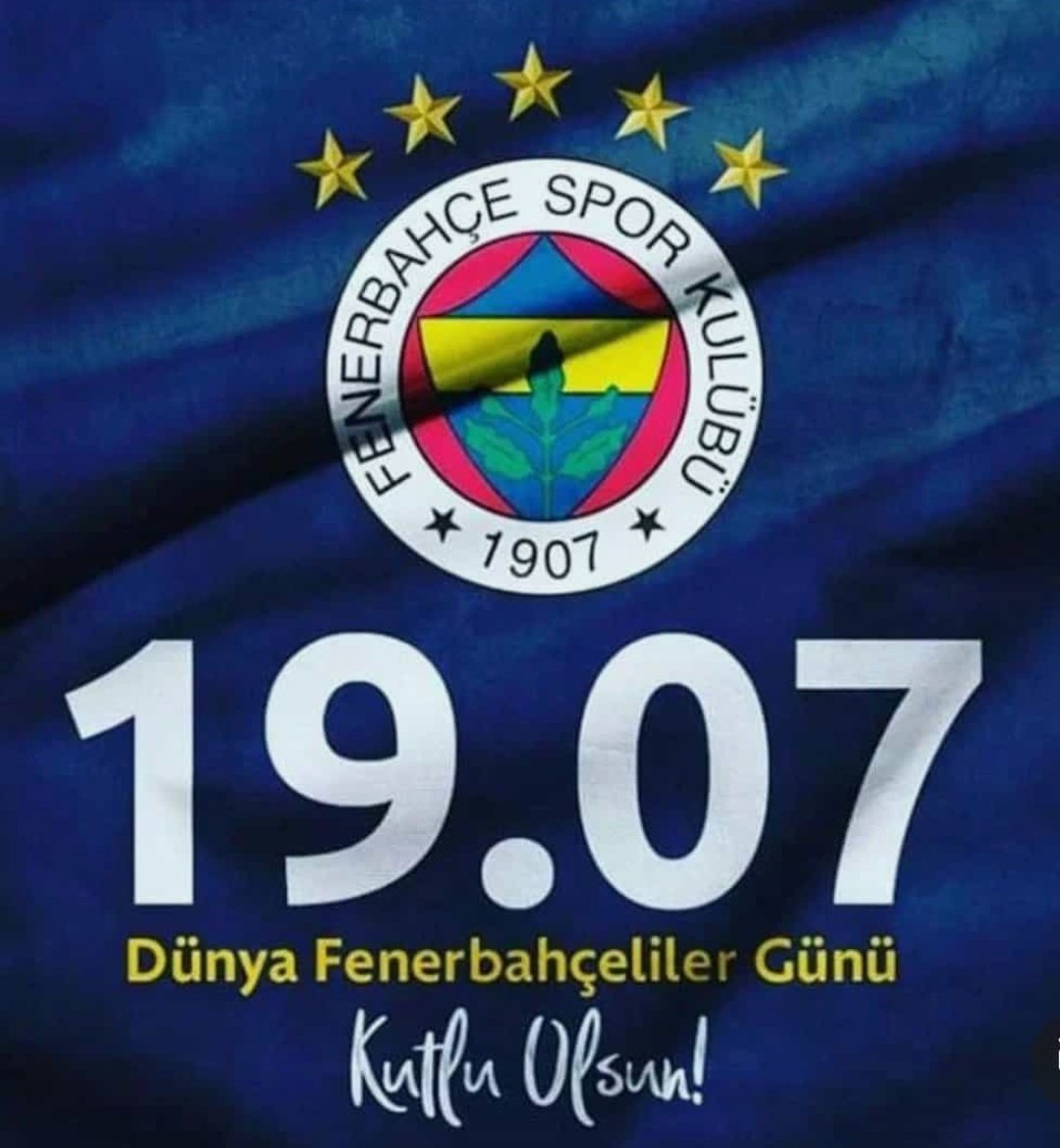 19.07💙💛
Dünyan Fenerbahçeliler Günü kutlu olsun 💙💛
 Fenerbahçe ailesi 💛💙
#Omuzomuzaşampiyonluğa