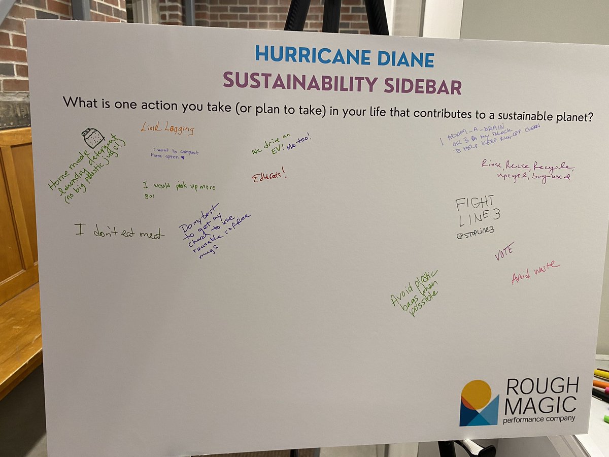 RoughMagicPC's tweet image. We’re asking audiences to share their ideas on how to preserve our beautiful planet. Come and contribute some thoughts of your own this upcoming weekend of shows:
Fri 7/21 7:30pm
Sat 7/22 7:30pm
Sun 7/23 2pm
Limited run through 7/30 so book now! Tickets
roughmagicperformance.org/hurricane-diane