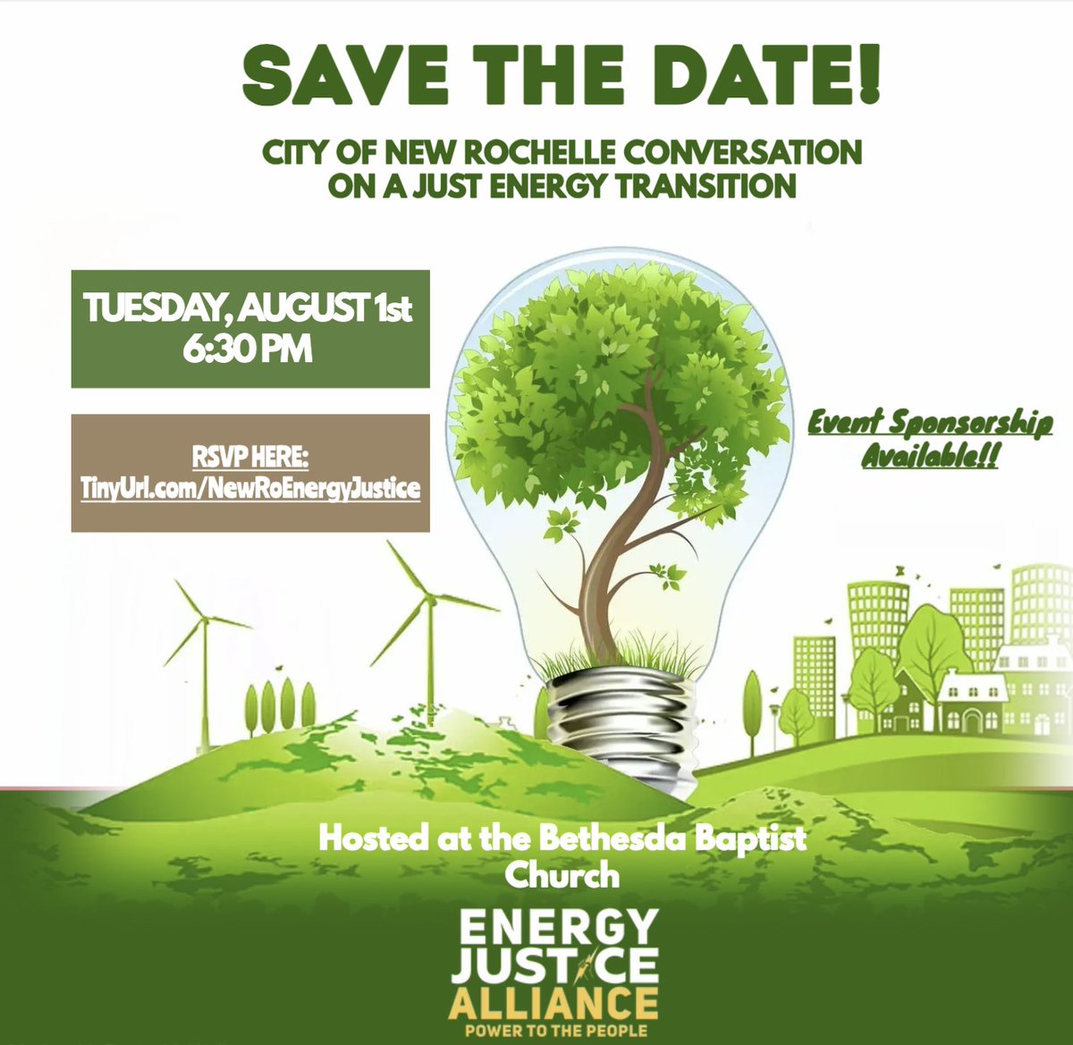 SAVE THE DATE for our upcoming #JustTransition gatherings. We look forward to seeing you in-person!
mailchi.mp/westchesterjus…