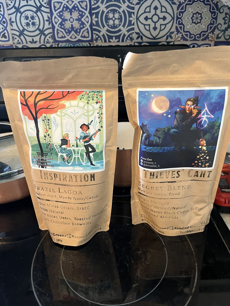 SunderedA's tweet photo. Just got my delivery from @FoundFamiliar and it was so strong I could smell it through the postal packaging. Having trouble deciding which blend to use in a coffee stout I’m brewing next and which to save and share with friends that come over. https://t.co/LIJnqVxl6D