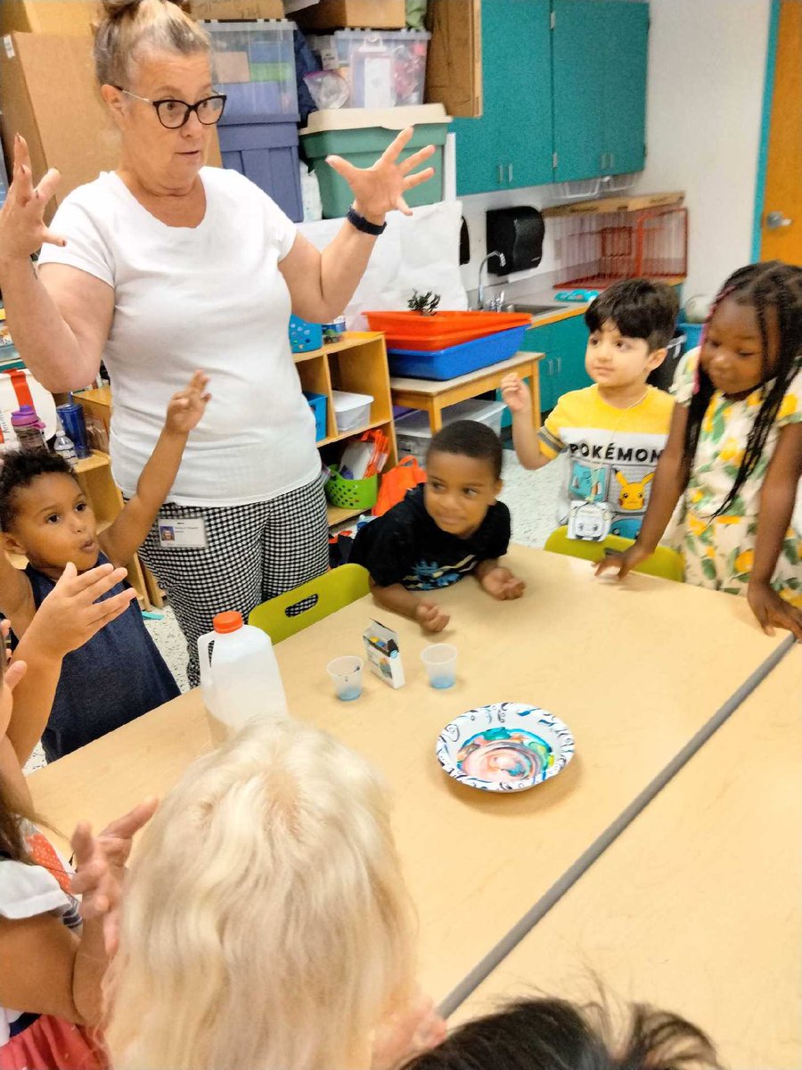 3rd graders digging into matter unit determine which materials are soluble &amp; insoluble then creating their own lava lamp!! PreK students read The Dot book and then created their own “Milk
Fireworks” #STEMeducation #SLC <a href="/BirdneckES1/">Birdneck ES</a> <a href="/tas11864/">Teresa Stewart</a> <a href="/KarlaYo78612102/">Karla Young</a> <a href="/VBTitleI/">Title I VBCPS</a>