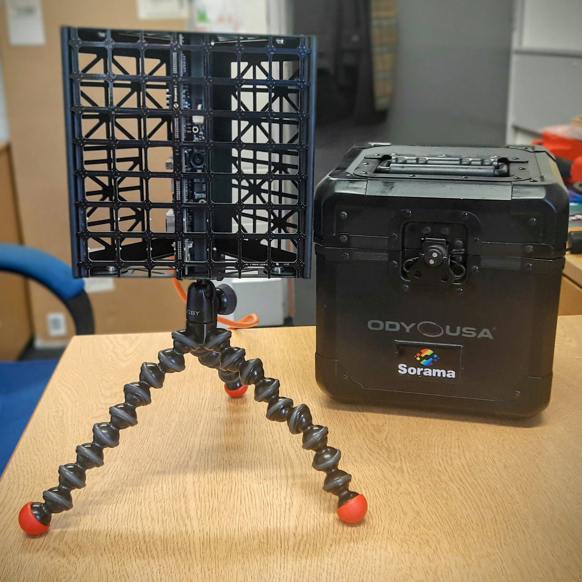 Stephanie Schull (now at Stantec) studied #MSc #Acoustics. She used a CAM64 microphone array loaned by <a href="/Sorama_eu/">Sorama</a> to separate sound incident and reflected from a material so it’s reflection coefficient could be measured in-situ. #studentprojects #studentsuccess #graduation2023