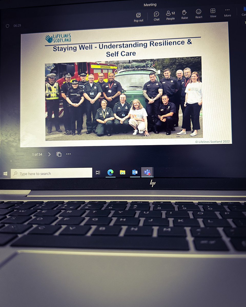Jason_Peter_'s tweet photo. ‘Almost everything will work again if you unplug it for a few minutes - even you.’

Joined a @LifelinesScot  ‘understanding resilience &amp; self care’ session tonight with blue-light &amp; Volunteer Responder colleagues. 

Worth a look at their resources: https://t.co/EYV50iROWs https://t.co/aQTJtfQaQF
