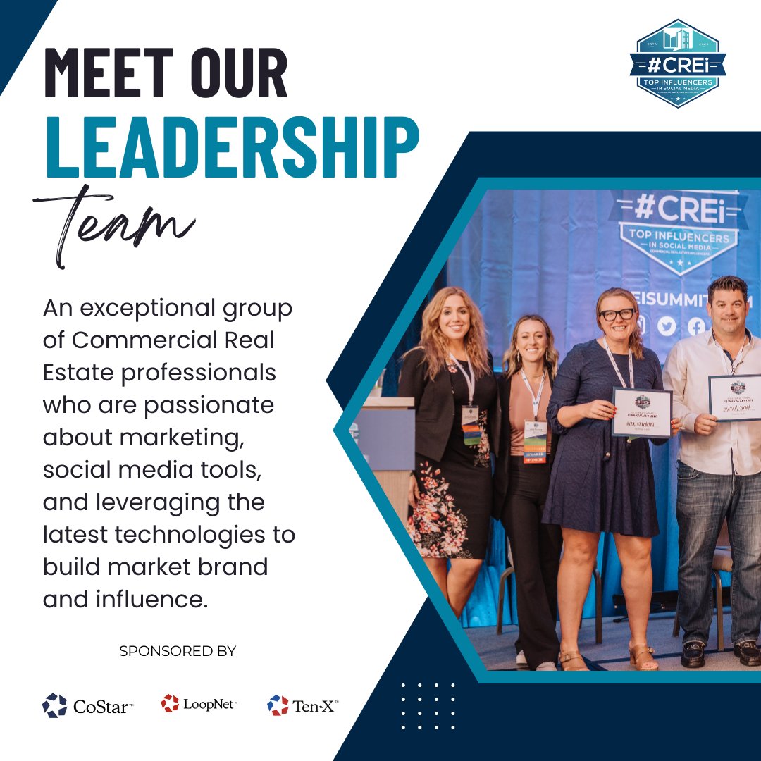 Introducing the exceptional #CREiSummit Leadership Team - a passionate group of #CRE professionals driving innovation in marketing, social media, and cutting-edge tech. #InnovationInfluence #NetworkingEvent #RealEstateLeaders #SaveTheDate 
creisummit.com/our-leadership/