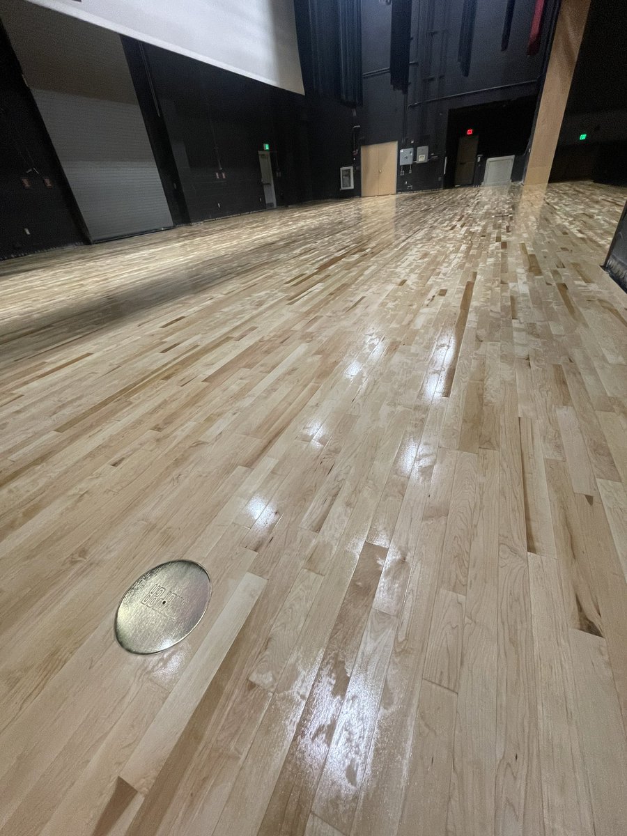 Sprung floor?!? Yes indeed.