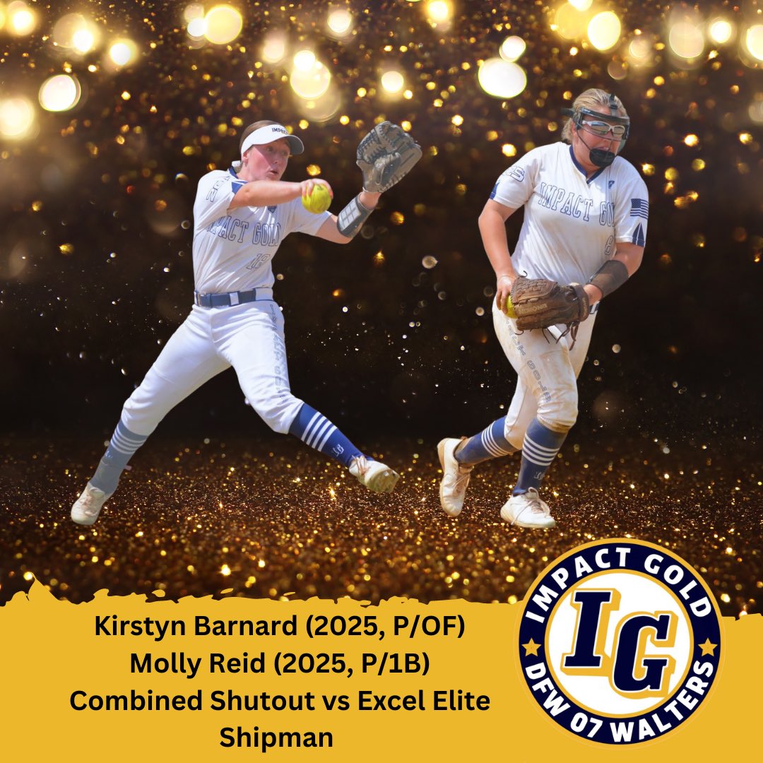 Kirstyn Barnard and Molly Reid pitched 5 combined shutout innings in pool play Saturday.