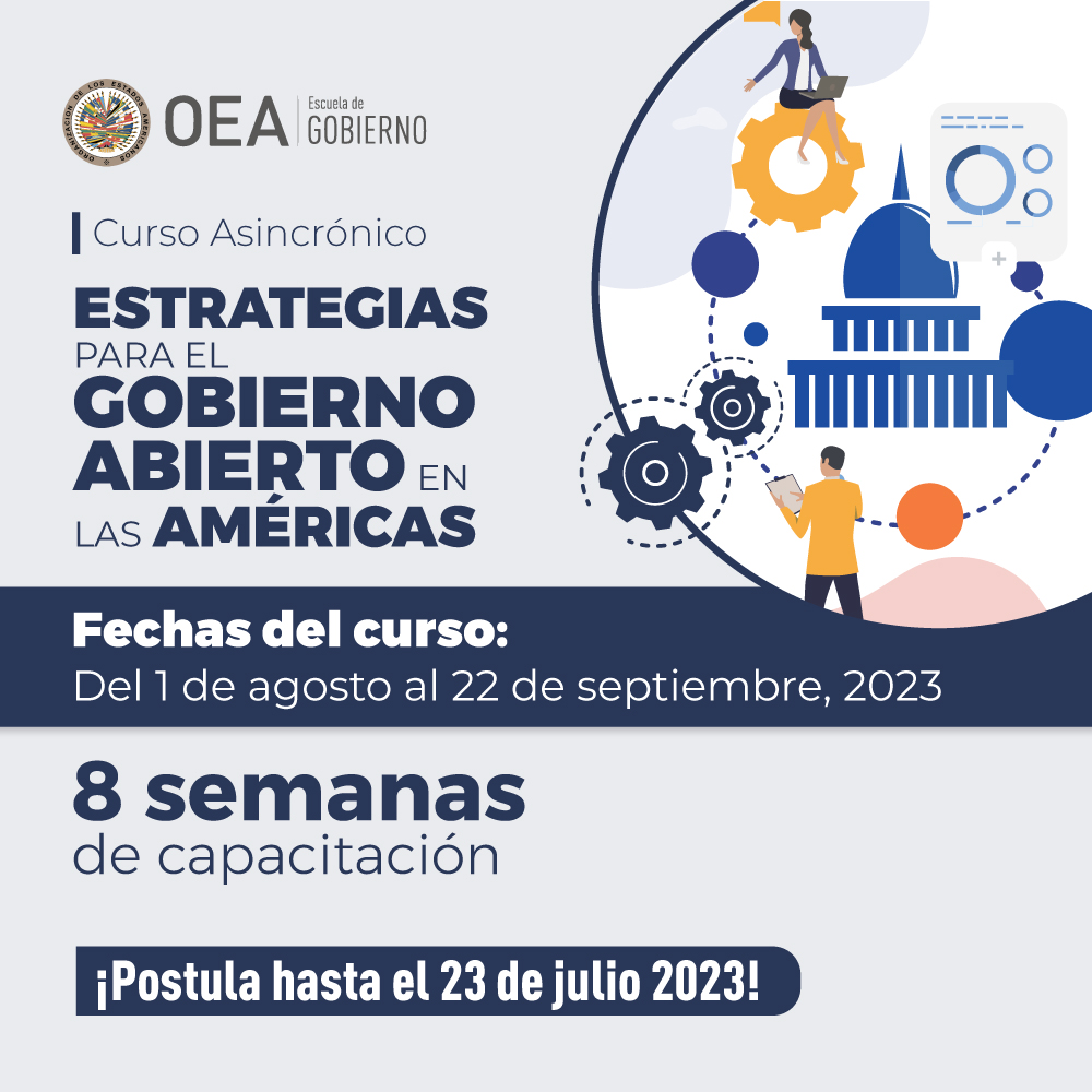 EscuelaOEA's tweet photo. En el curso "Estrategias para el Gobierno Abierto en las Américas"analizarás casos de éxito y aprenderás valiosas lecciones de implementación. Descubre cómo otros países han logrado resultados positivos en su camino hacia el Gobierno Abierto.
ℹ️Más info:📝 https://t.co/Fwzc6hoHIf https://t.co/xVD3L526OB
