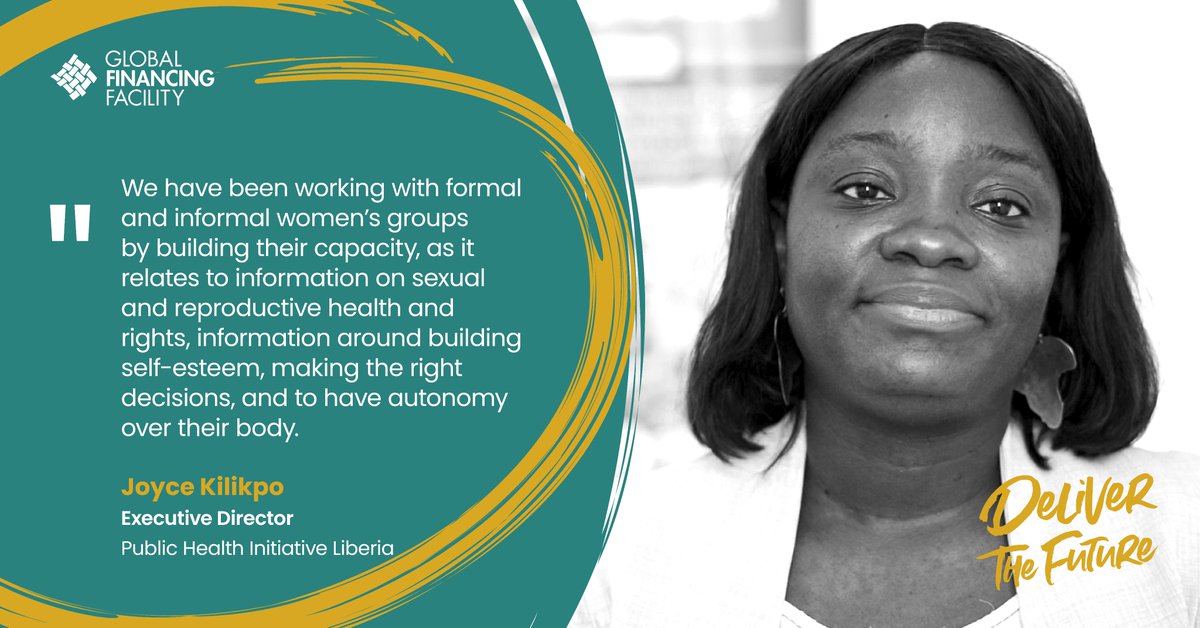 With #DeliverTheFuture funding, <a href="/theGFF/">The GFF</a> will expand its collaboration with partner #CSOs whose programs to educate women on sexual and reproductive health and rights (#SRHR) help them find — and use — their voices in their communities.   

Watch a video featuring #Liberia-based