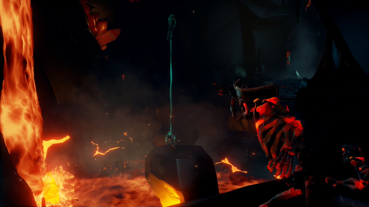 Sailortmsaa's tweet photo. The lava's embrace turning any who dared approach it into skeleton beings bound to eternal suffering.

Theme: The Devil’s Roar

@seaofthieves | #SotShot | #seaofthieves https://t.co/FaNL9V6As7