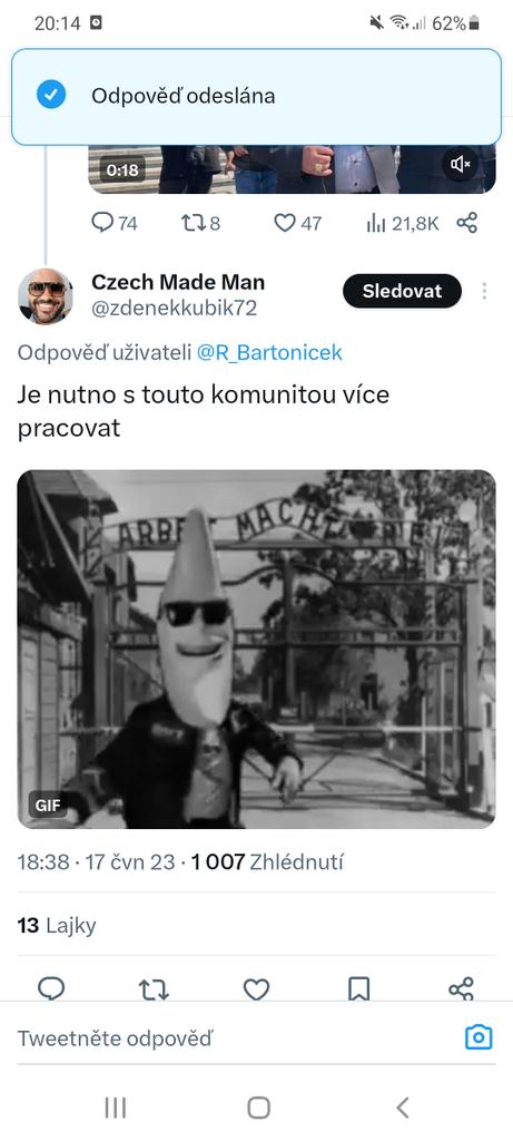 JosefGabor6's tweet photo. @PiXELjjj @Posledniskaut @ostravanda_ @PolicieCZ A hesla co provolavate tady jsou v pohodě  vůči ciganum. Neměla by to policie také řešit https://t.co/dAq32vV8Zj