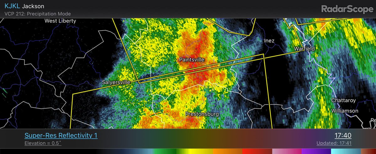 WKLW's tweet photo. Severe thunderstorm warnings until 6pm for portions of Johnson, Floyd, Martin, Pike, Lawrence, Magoffin and Knott counties. https://t.co/hpbepUC2Wj