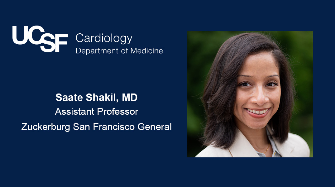UCSF Cardiology (@ucsfcardiology) on Twitter photo Welcome Dr. @SaateShakil, who joins <a href="/ZSFGCare/">Zuckerberg SF General Hospital & Trauma Center</a> in September. Dr. Shakil completed her cardiology fellowship & research training at University of Wash. She spent the last year in Kenya as an <a href="/NIH/">NIH</a> Fogarty Global Health Fellow. She will help to lead global cardiology at ZSFG & <a href="/UCSF/">UC San Francisco</a>. Welcome Dr. @SaateShakil, who joins <a href="/ZSFGCare/">Zuckerberg SF General Hospital & Trauma Center</a> in September. Dr. Shakil completed her cardiology fellowship & research training at University of Wash. She spent the last year in Kenya as an <a href="/NIH/">NIH</a> Fogarty Global Health Fellow. She will help to lead global cardiology at ZSFG & <a href="/UCSF/">UC San Francisco</a>.