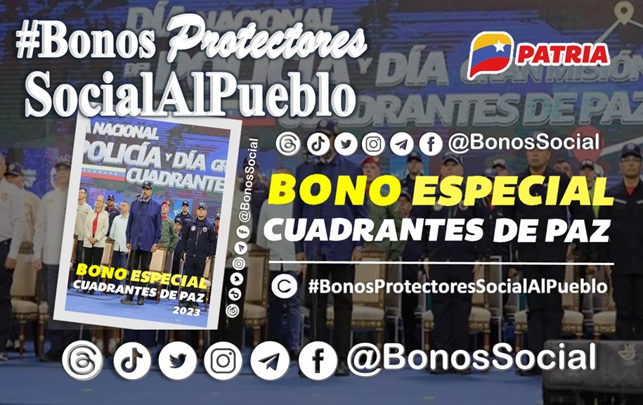 Bonos Protectores Social Al Pueblo tweet media
