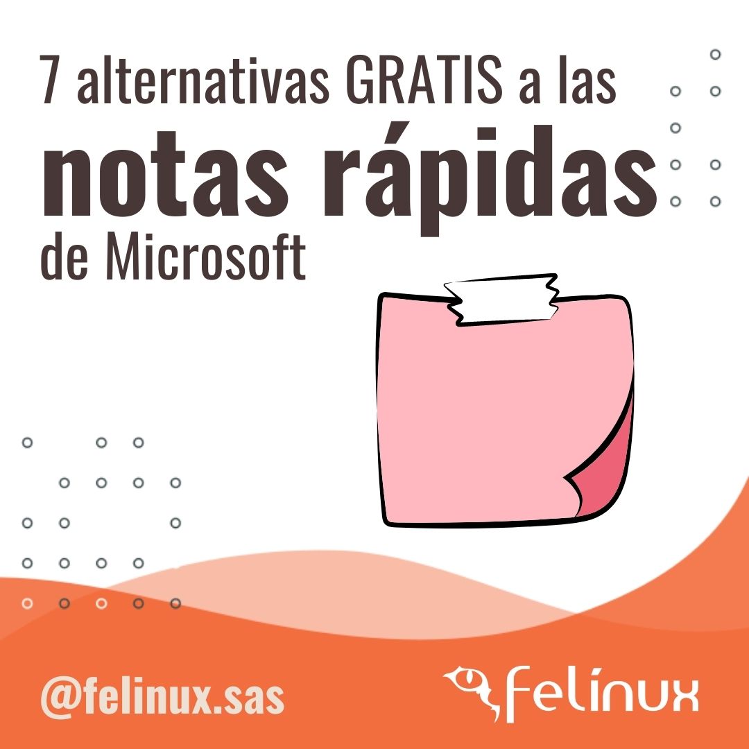 felinuxsas's tweet photo. Para aquellos a los que no les gusten las funciones básicas que ofrece las Notas Rápidas de Windows 11, existen muchas alternativas.

#calico #software #tecnologia #softwarelibre #tecnologiacolombia #apps  #linuxgratis #linuxcolombia #notas #stickynotes #windows11 #appdenotas https://t.co/vrL8uSexYN