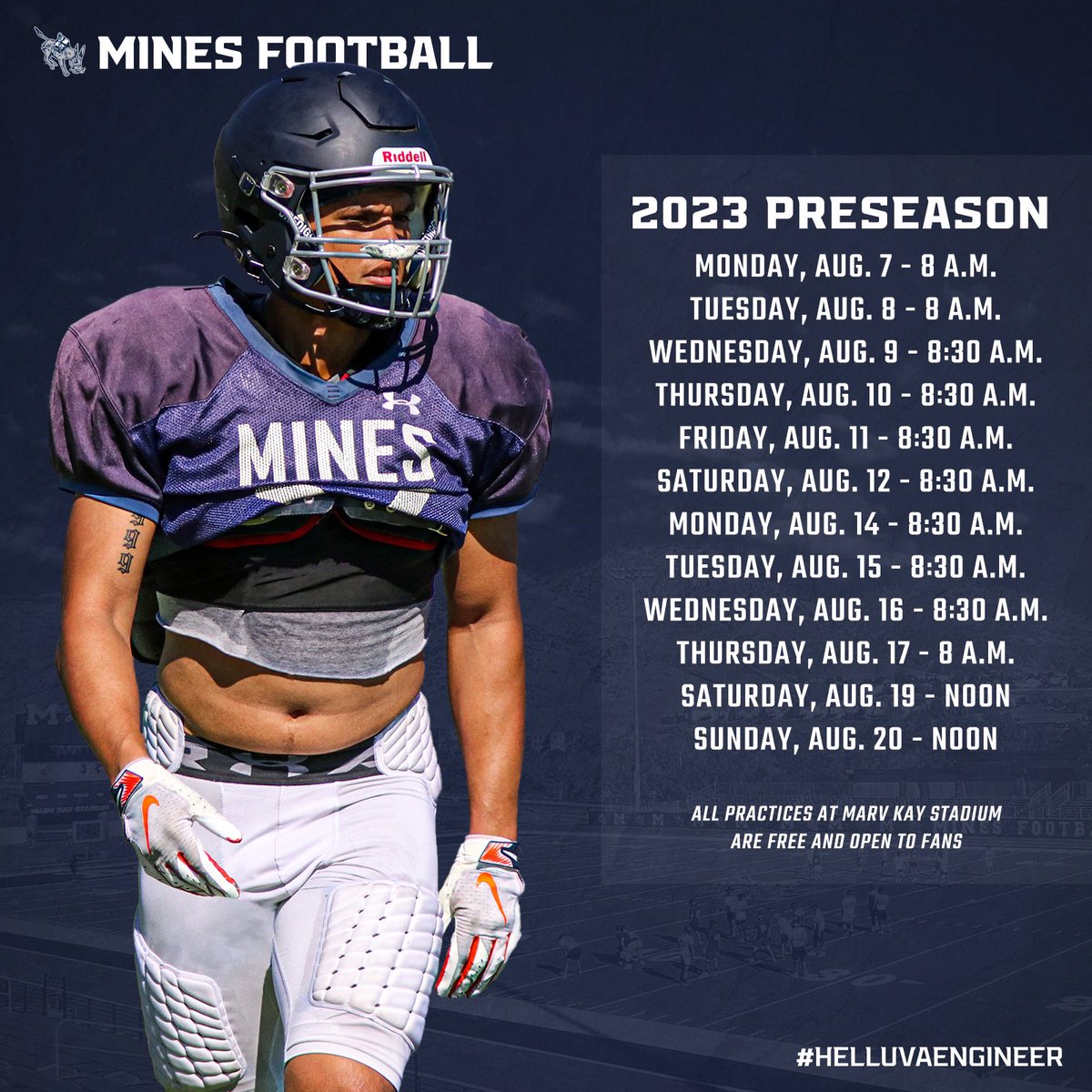 Mines Football tweet media